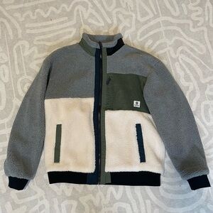 ELEMENT Sherpa Jacket Men Fleece Deep Pile Coat